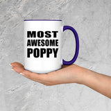 Most Awesome Poppy - 15oz Accent Mug Purple