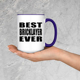 Best Bricklayer Ever - 15oz Accent Mug Purple