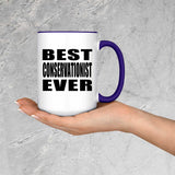 Best Conservationist Ever - 15oz Accent Mug Purple