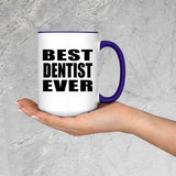 Best Dentist Ever - 15oz Accent Mug Purple
