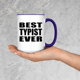 Best Typist Ever - 15oz Accent Mug Purple