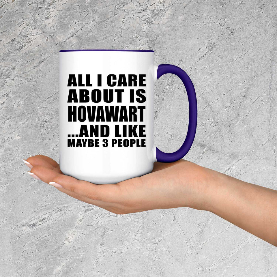 All I Care About Is Hovawart - 15oz Accent Mug Purple