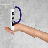 Crystal World's Okayest Mum - 15oz Accent Mug Purple