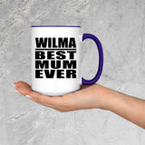 Wilma Best Mum Ever - 15oz Accent Mug Purple