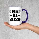 Classmate Established EST. 2020 - 15oz Accent Mug Purple