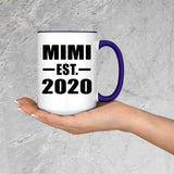 Mimi Established EST. 2020 - 15oz Accent Mug Purple