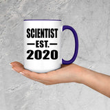 Scientist Established EST. 2020 - 15oz Accent Mug Purple