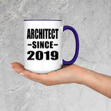Architect Since 2019 - 15oz Accent Mug Purple