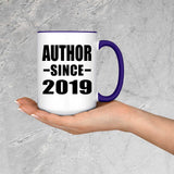 Author Since 2019 - 15oz Accent Mug Purple