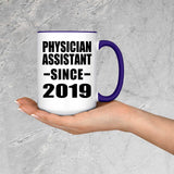 Physician Assistant Since 2019 - 15oz Accent Mug Purple