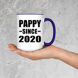 Pappy Since 2020 - 15oz Accent Mug Purple