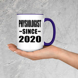 Physiologist Since 2020 - 15oz Accent Mug Purple