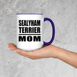 Sealyham Terrier Mom - 15oz Accent Mug Purple