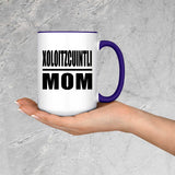 Xoloitzcuintli Mom - 15oz Accent Mug Purple