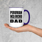 Peruvian Inca Orchid Dad - 15oz Accent Mug Purple