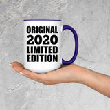 4th Birthday Original 2020 Limited Edition - 15oz Accent Mug Purple
