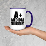 A+ Medical Technologist - 15oz Accent Mug Purple