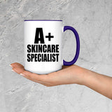 A+ Skincare Specialist - 15oz Accent Mug Purple