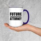 Future Attorney - 15oz Accent Mug Purple