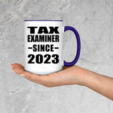 Tax Examiner Since 2023 - 15oz Accent Mug Purple
