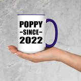 Poppy Since 2022 - 15oz Accent Mug Purple