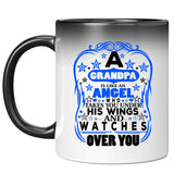 Grandpa Is Like An Angel Takes You Under His Wings - 11 Oz Color Changing Mug