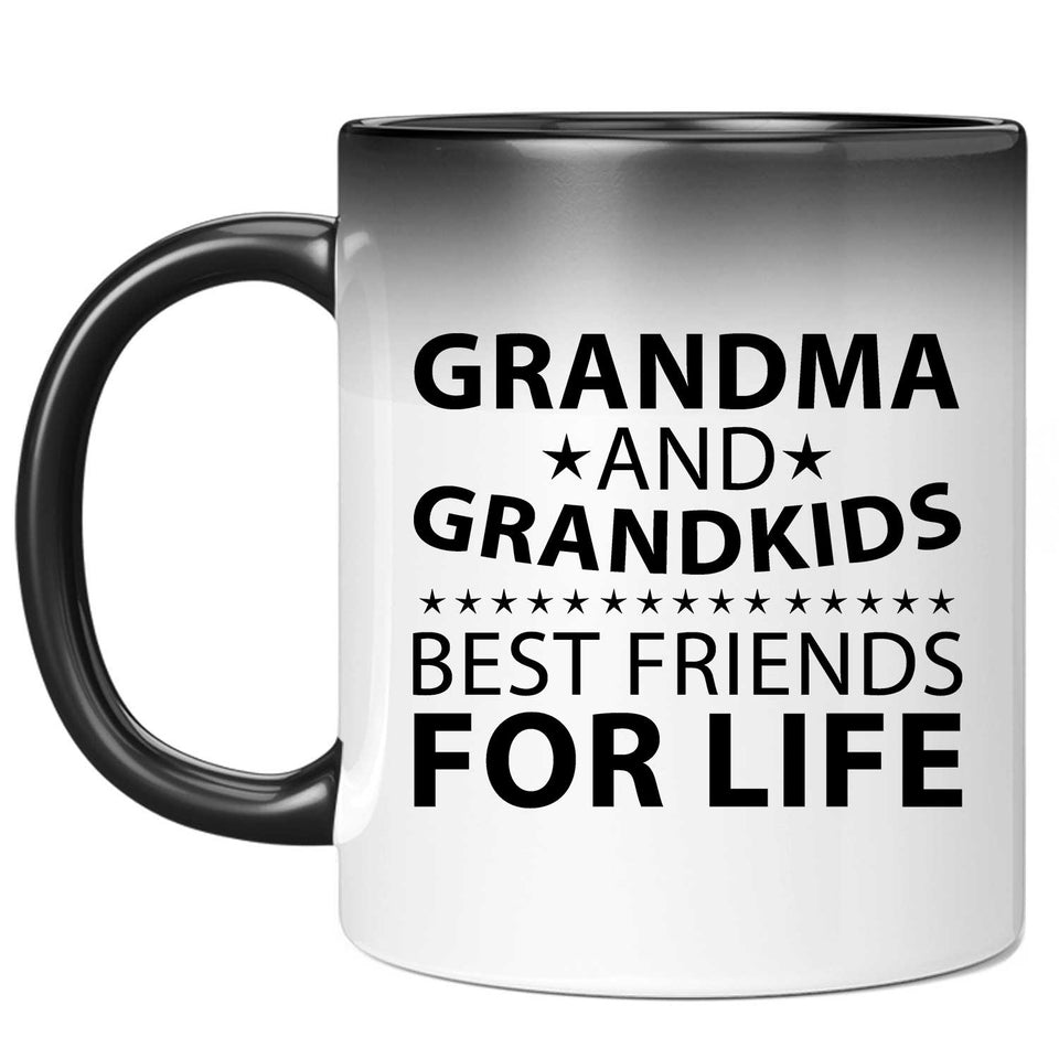 Grandma and Grandkids, Best Friends For Life - 11 Oz Color Changing Mug