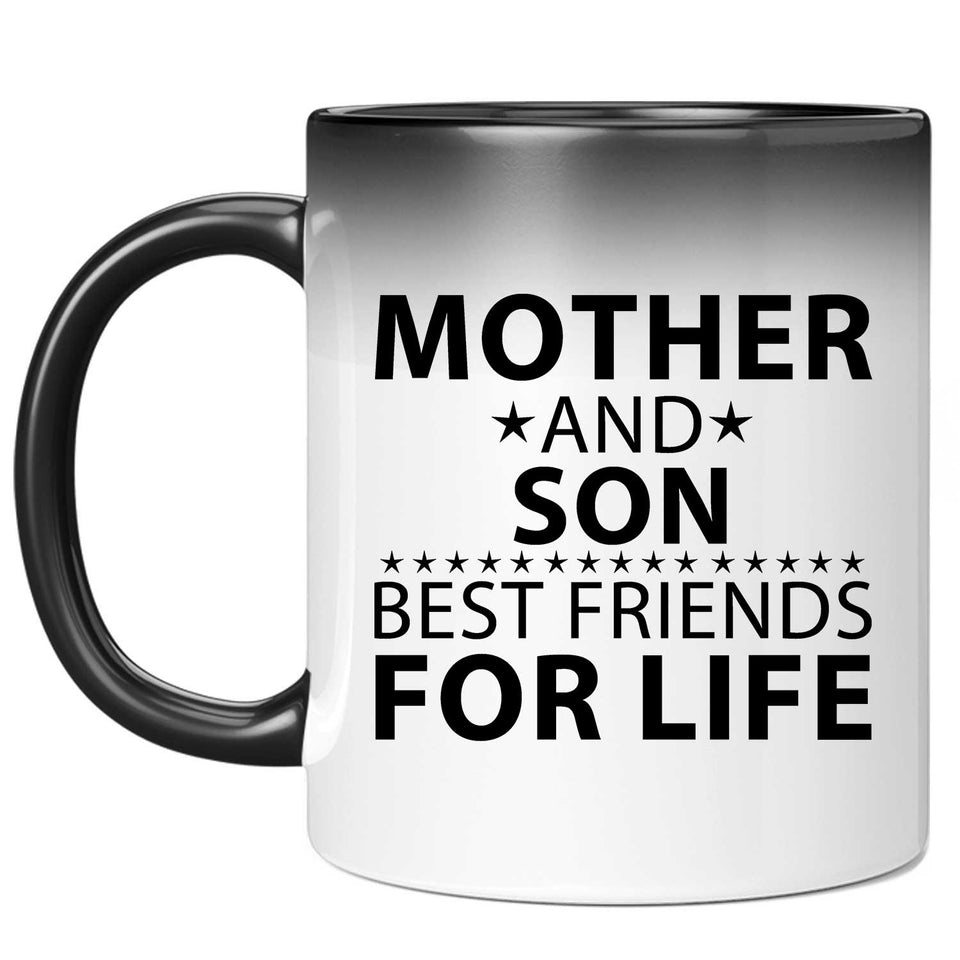 Mother and Son, Best Friends For Life - 11 Oz Color Changing Mug