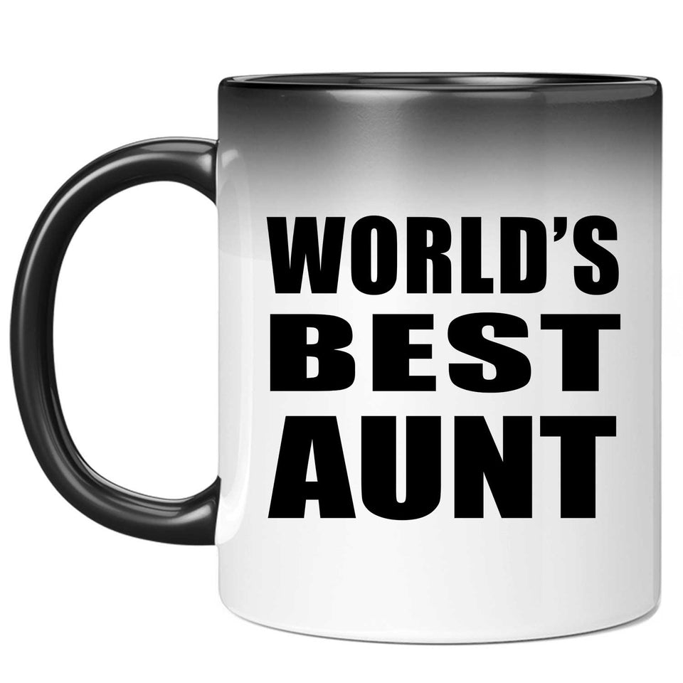 World's Best Aunt - 11 Oz Color Changing Mug