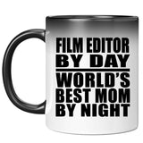 Film Editor By Day World's Best Mom By Night - 11 Oz Color Changing Mug