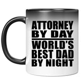 Attorney By Day World's Best Dad By Night - 11 Oz Color Changing Mug