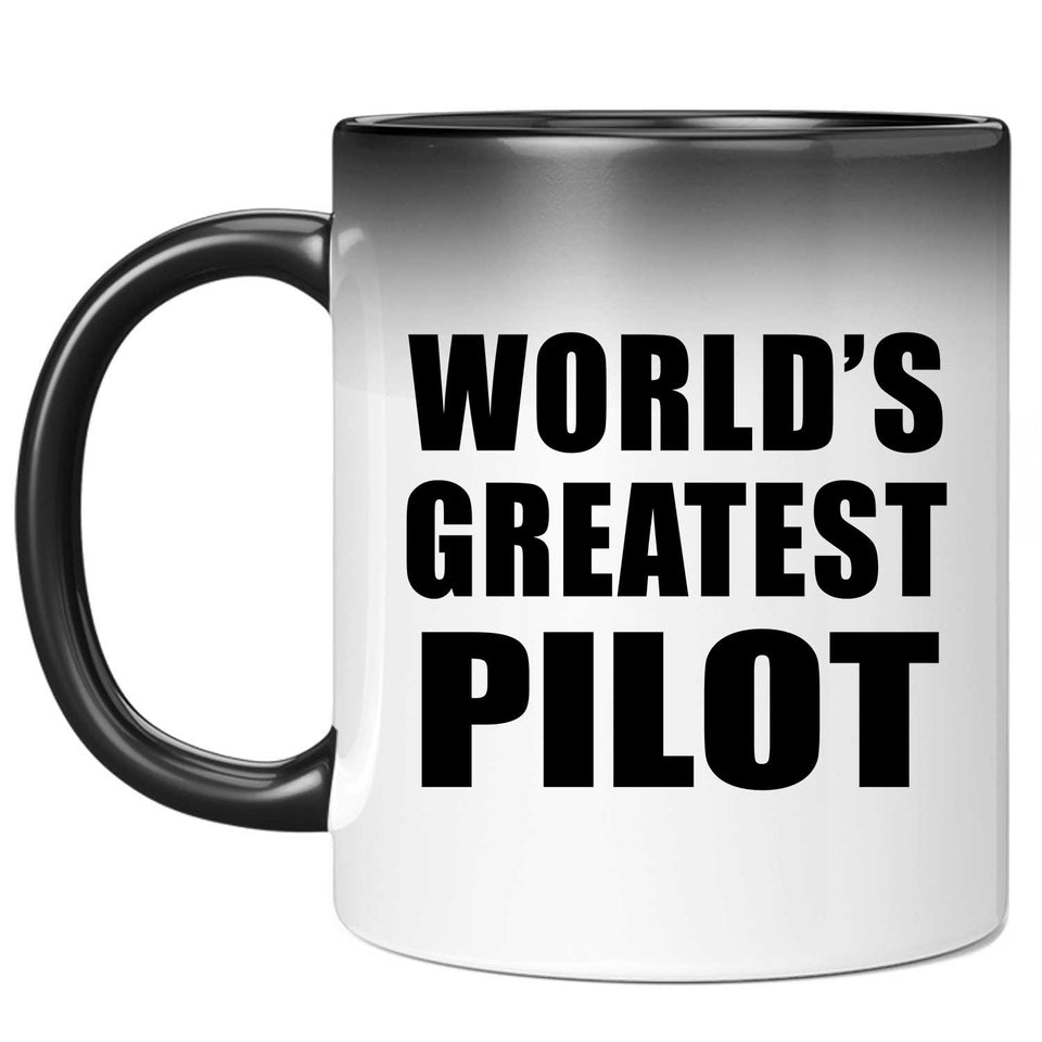 World's Greatest Pilot - 11 Oz Color Changing Mug