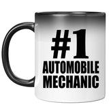 Number One #1 Automobile Mechanic - 11 Oz Color Changing Mug