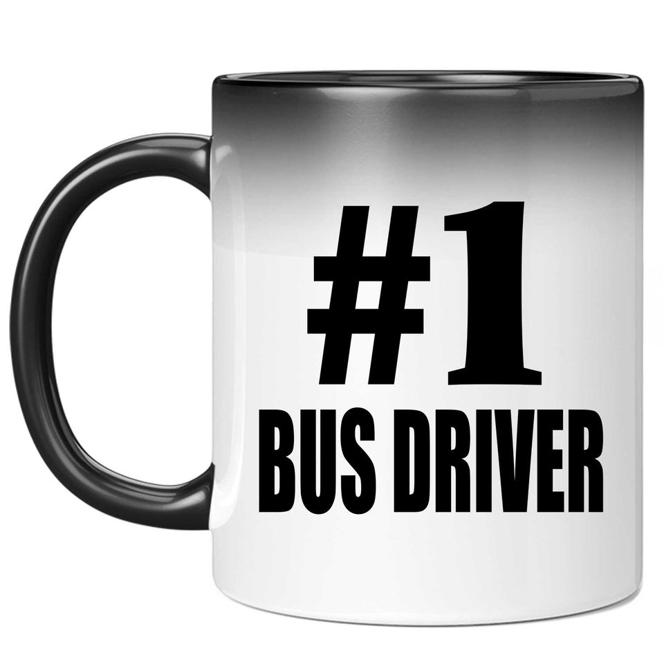 Number One #1 Bus Driver - 11 Oz Color Changing Mug