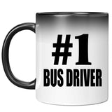 Number One #1 Bus Driver - 11 Oz Color Changing Mug