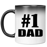 Number One #1 Dad - 11 Oz Color Changing Mug