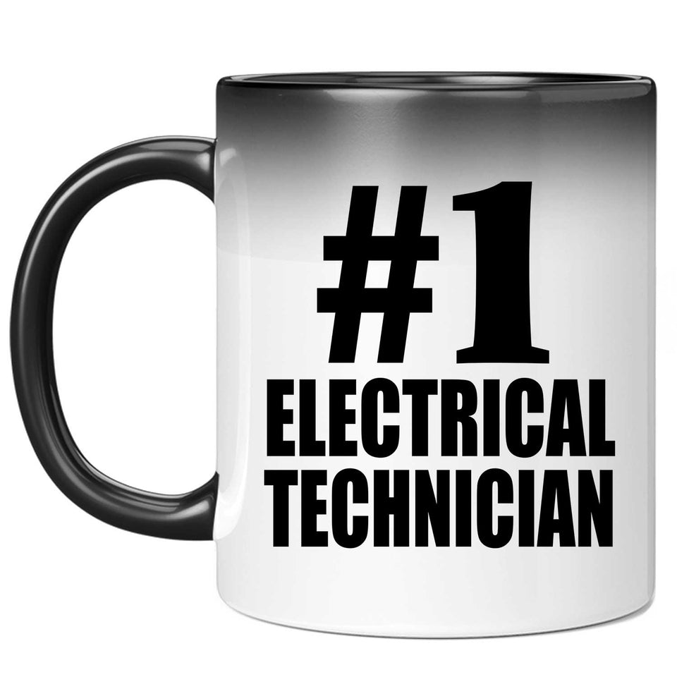 Number One #1 Electrical Technician - 11 Oz Color Changing Mug