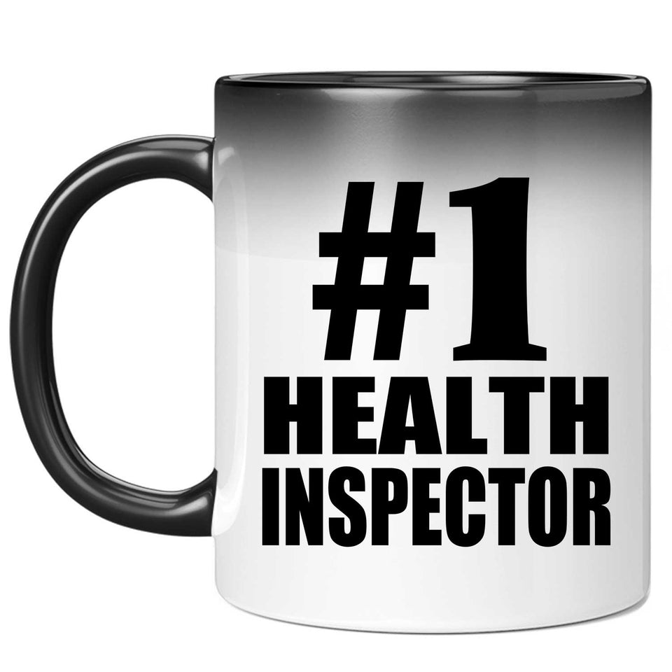 Number One #1 Health Inspector - 11 Oz Color Changing Mug