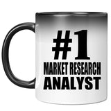 Number One #1 Market Research Analyst - 11 Oz Color Changing Mug