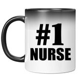 Number One #1 Nurse - 11 Oz Color Changing Mug