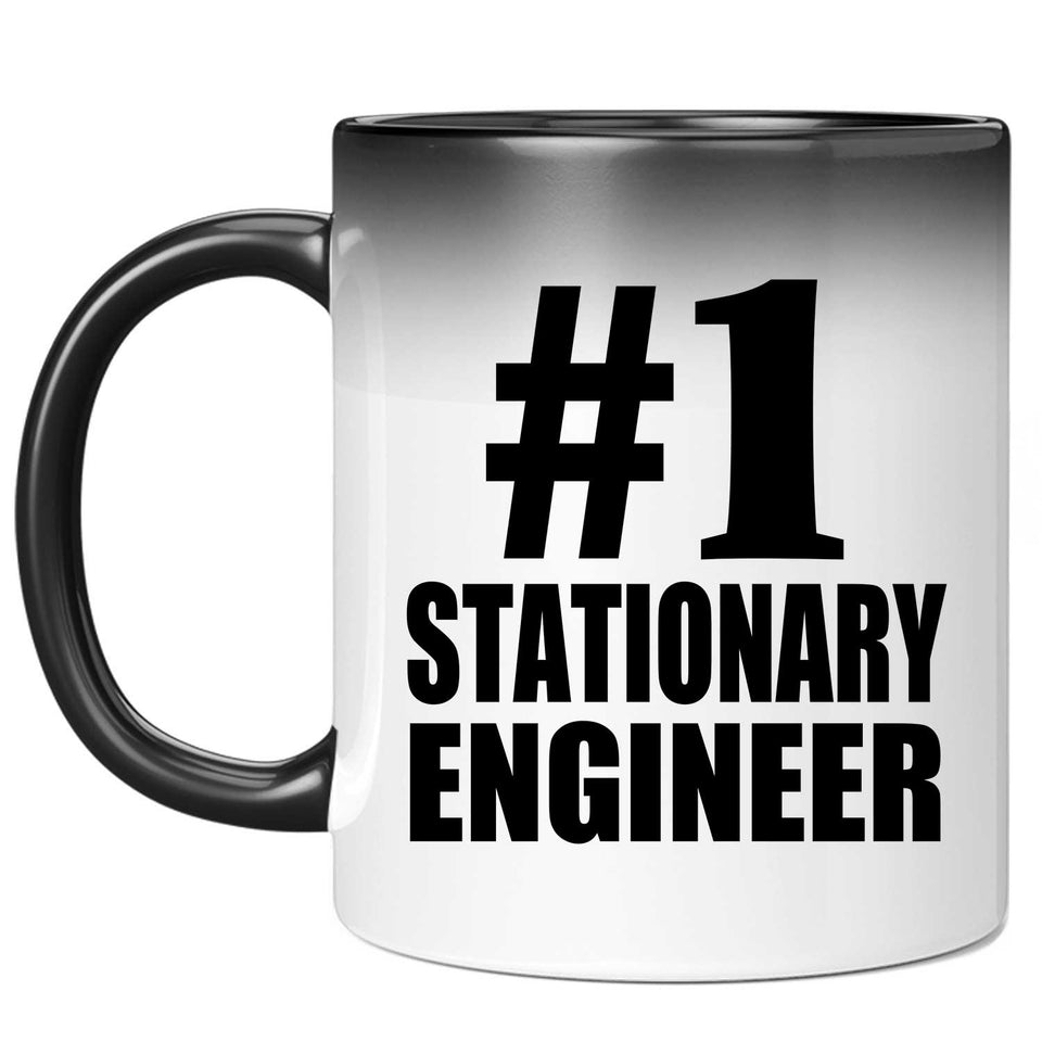 Number One #1 Stationary Engineer - 11 Oz Color Changing Mug