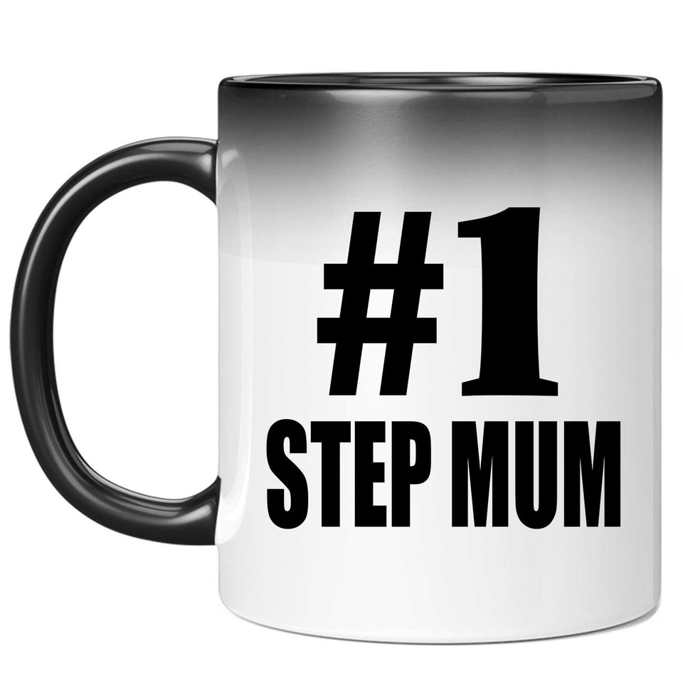Number One #1 Step Mum - 11 Oz Color Changing Mug