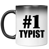 Number One #1 Typist - 11 Oz Color Changing Mug