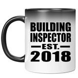Building Inspector Established EST. 2018 - 11 Oz Color Changing Mug