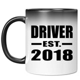 Driver Established EST. 2018 - 11 Oz Color Changing Mug