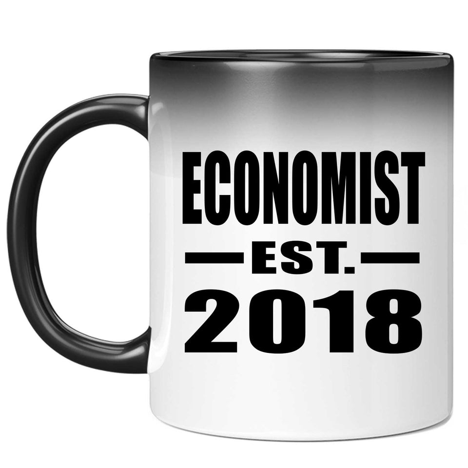 Economist Established EST. 2018 - 11 Oz Color Changing Mug