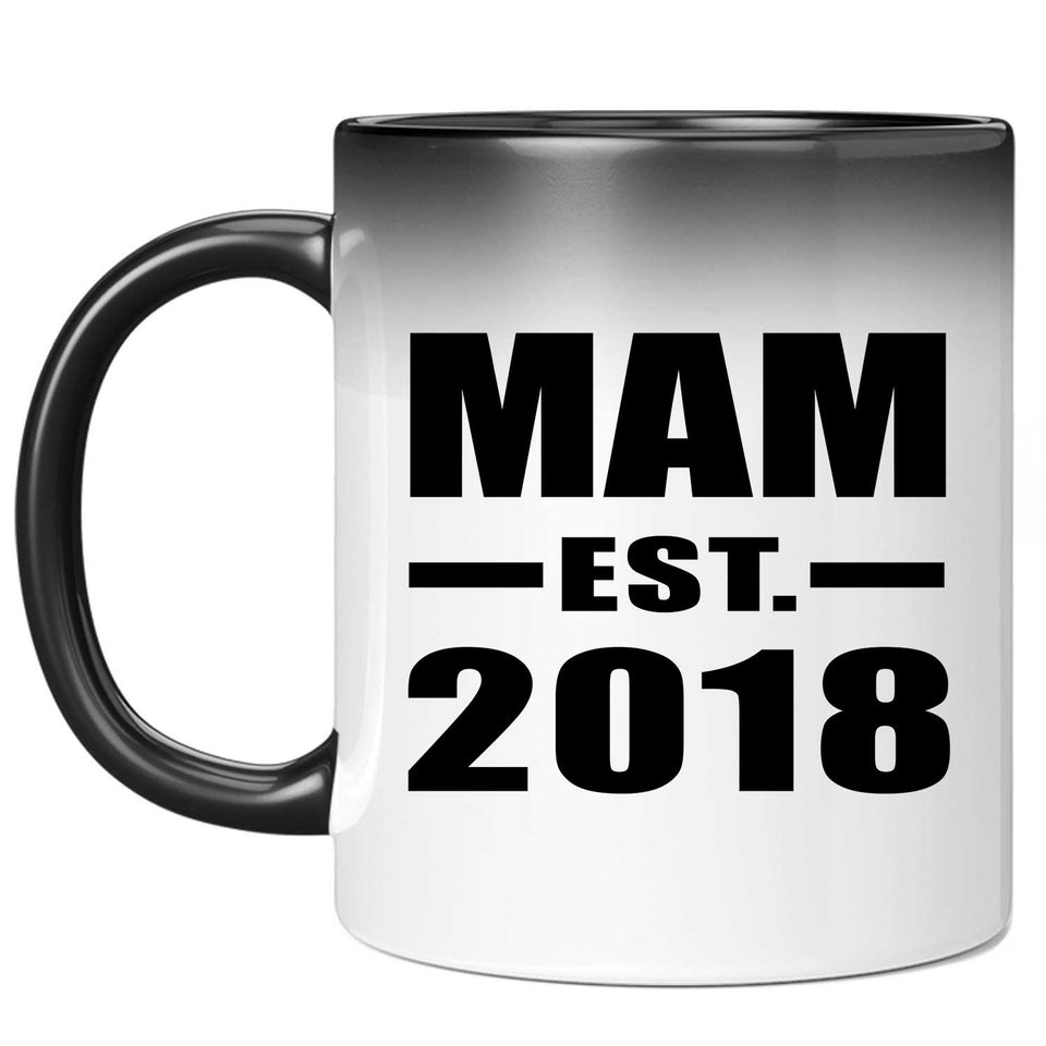 Mam Established EST. 2018 - 11 Oz Color Changing Mug