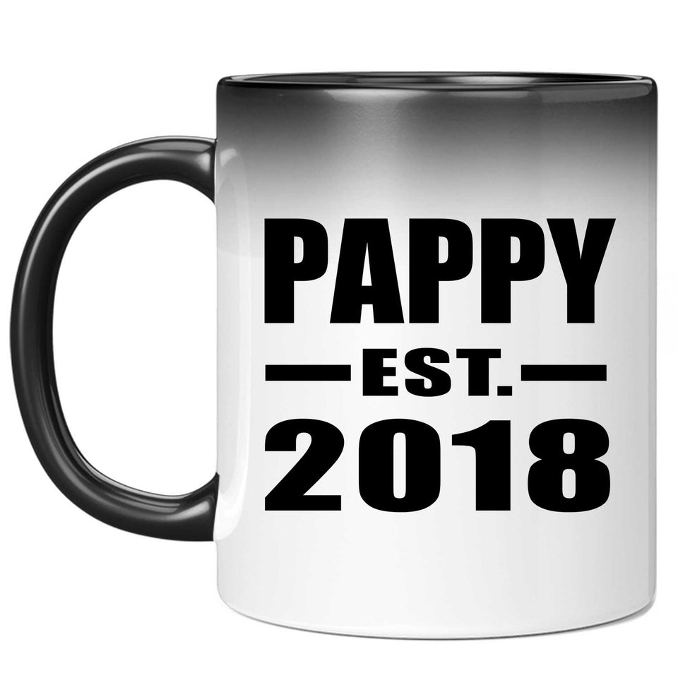 Pappy Established EST. 2018 - 11 Oz Color Changing Mug