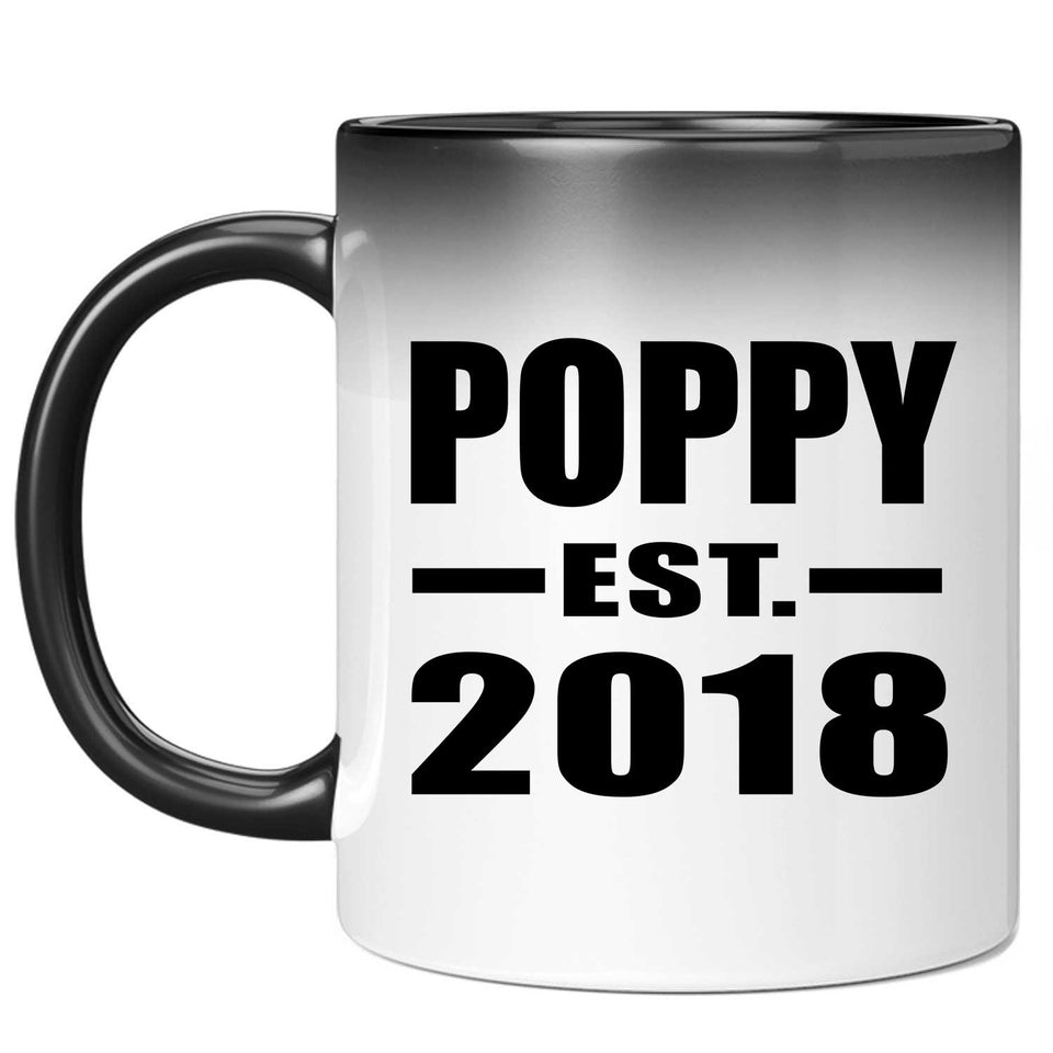 Poppy Established EST. 2018 - 11 Oz Color Changing Mug