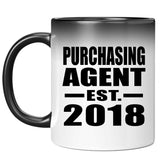 Purchasing Agent Established EST. 2018 - 11 Oz Color Changing Mug